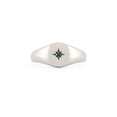 Silver Envy Signet Ring