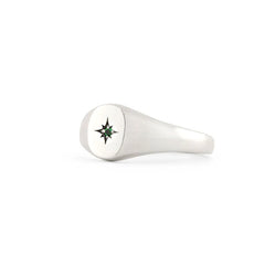 Silver Envy Signet Ring
