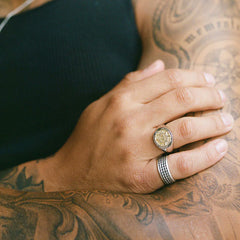 Silver Kusari Ring