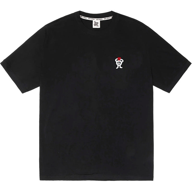 Peacework T-Shirt Washed Black Peacework T-Shirt Washed Black