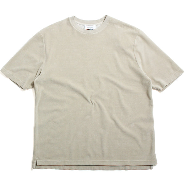 Basic Velour T-Shirt Tidal Foam