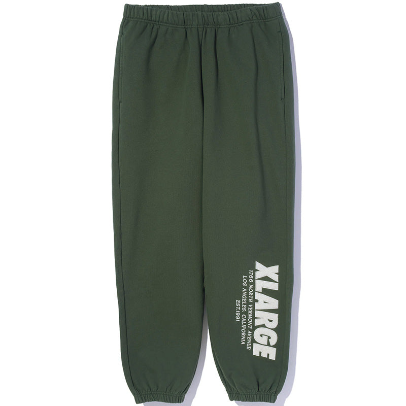 Chenille Logo Sweatpants Green Chenille Logo Sweatpants Green