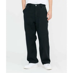 Embroidered Painter Pants Black
