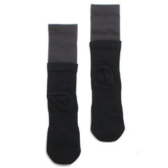 Double Hem Socks Black