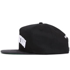 Campus Snapback Hat Black