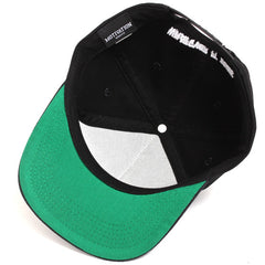 Campus Snapback Hat Black
