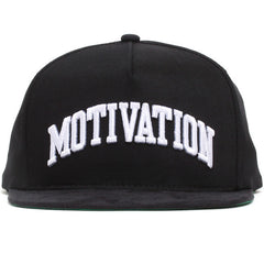 Campus Snapback Hat Black