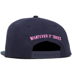 Campus Snapback Hat Navy / Pink