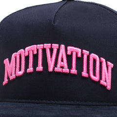 Campus Snapback Hat Navy / Pink