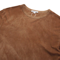 Men's Classic Crew Long Sleeve Shirt Vintage Clay