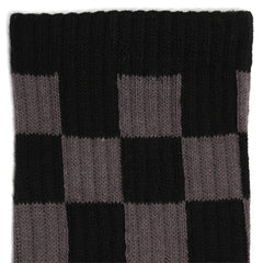 Checkered Socks Black