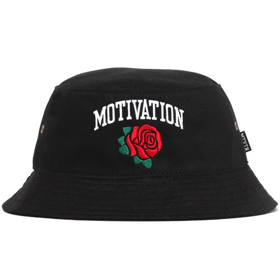 Rose Logo Bucket Hat Black Rose Logo Bucket Hat Black