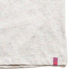 Melange Relaxed Fit Chest Pocket T-Shirt Off White