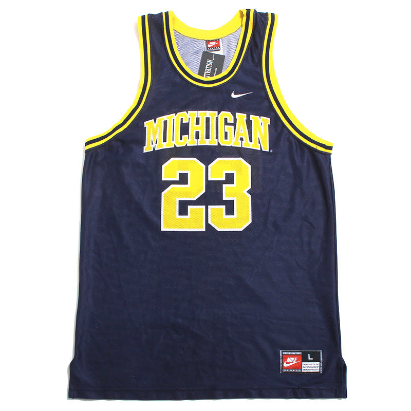 University of Michigan #23 Nike Basketball Jersey Navy (Large) University of Michigan #23 Nike Basketball Jersey Navy (Large)