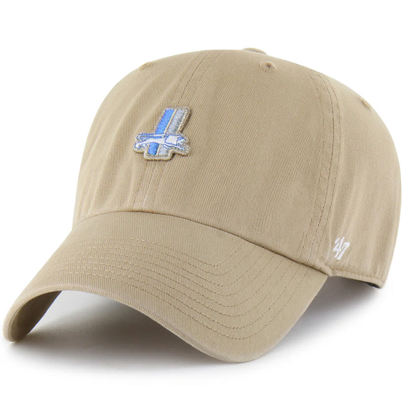 Detroit Lions Micro Patch Clean Up Hat Khaki
