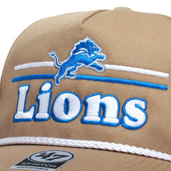 Detroit Lions Rope Campscape Hitch RF Hat Khaki