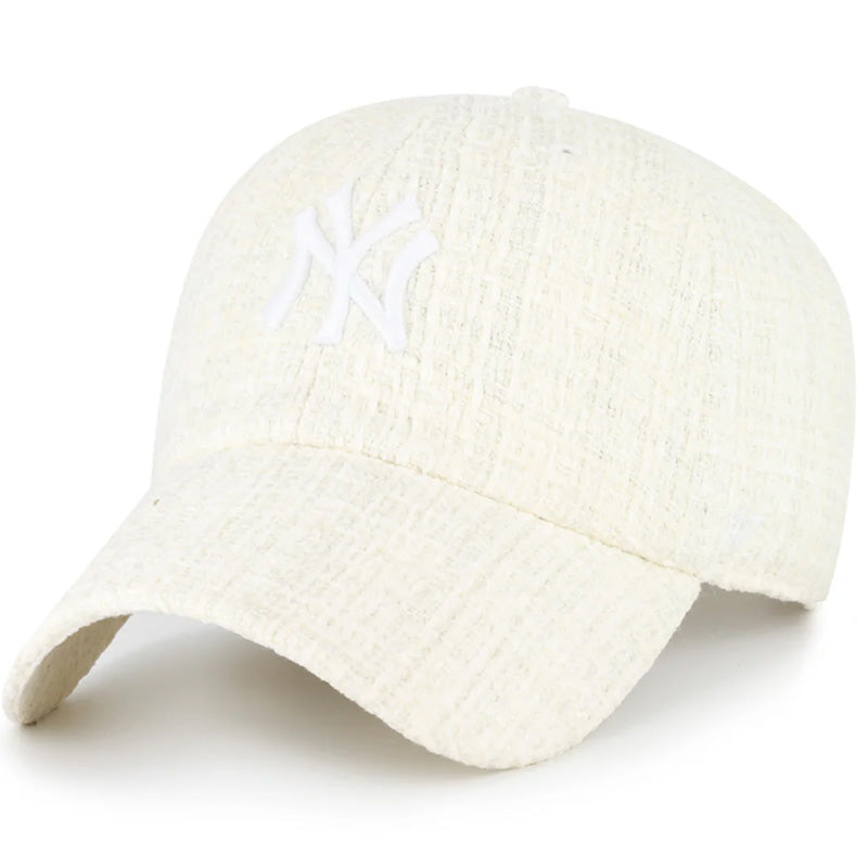 New York Yankees Jacqueline Clean Up Hat Natural