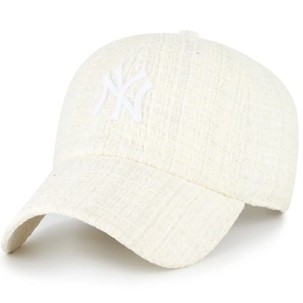 New York Yankees Jacqueline Clean Up Hat Natural