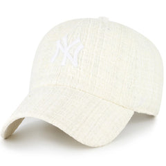 New York Yankees Jacqueline Clean Up Hat Natural