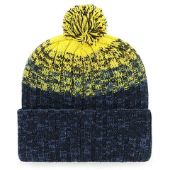 University of Michigan Wolverines Cascade Cuff Knit Hat Beanie Navy
