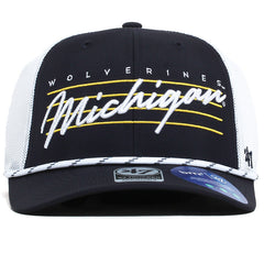 University of Michigan Wolverines Downburst Trucker Hat Navy