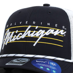 University of Michigan Wolverines Downburst Trucker Hat Navy