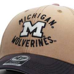 University of Michigan Wolverines Dusted Abilene MVP Hat Khaki