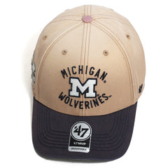 University of Michigan Wolverines Dusted Abilene MVP Hat Khaki