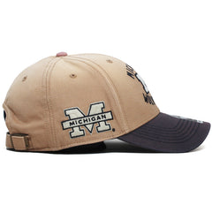 University of Michigan Wolverines Dusted Abilene MVP Hat Khaki