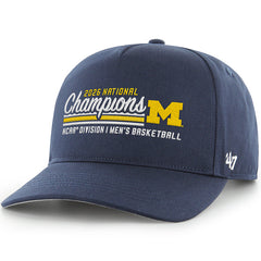 University of Michigan Wolverines 2026 NCAA Basketball National Champions Hitch Hat Navy