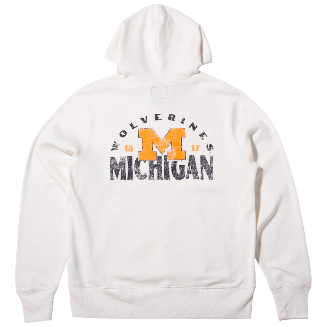University of Michigan Wolverines Arcitext Headline Hoodie Sandstone