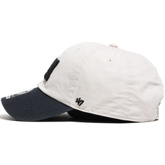 University of Michigan Wolverines Block M Sidestep Clean Up Hat Bone