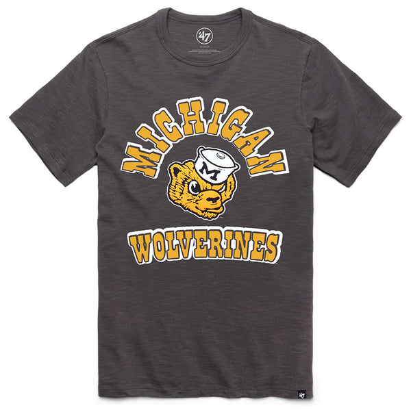 University of Michigan Wolverines Comeback Scrum T-Shirt Charcoal