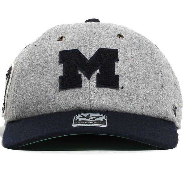 University of Michigan Wolverines Off Campus Wool Clean Up MF Hat Gray