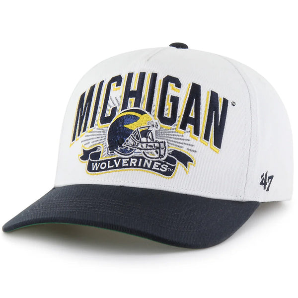 University of Michigan Wolverines Prime Play Hitch Hat White