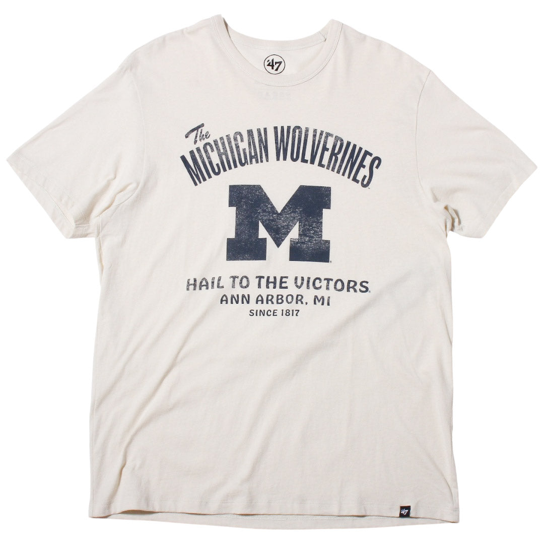 University of Michigan Wolverines Wide Open Franklin T-Shirt Dune