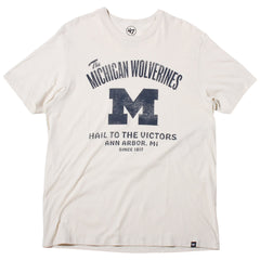 University of Michigan Wolverines Wide Open Franklin T-Shirt Dune
