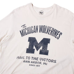 University of Michigan Wolverines Wide Open Franklin T-Shirt Dune