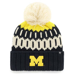 University of Michigan Wolverines Women's Felicity Cuff Knit Hat Beanie Navy