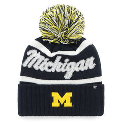 University of Michigan Wolverines Women's Spirited Cuff Knit Hat Beanie Navy