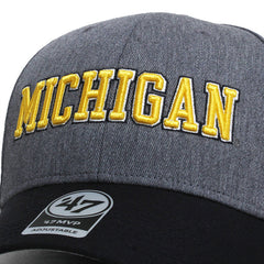 University of Michigan Wolverines Granite Script MVP Hat Charcoal