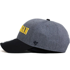 University of Michigan Wolverines Granite Script MVP Hat Charcoal