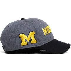 University of Michigan Wolverines Granite Script MVP Hat Charcoal