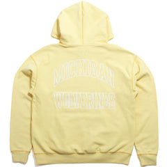 University of Michigan Wolverines Hookline River Hoodie Dusted Maize