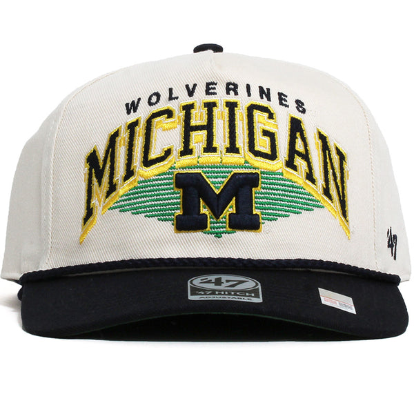 University of Michigan Wolverines Pomona Two Tone Rope Hitch Hat Natural