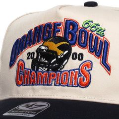 University of Michigan Wolverines 2000 Orange Bowl Past Champs Hitch Hat Natural