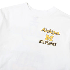 University of Michigan Wolverines Campus Mascots Backer Foundation T-Shirt White