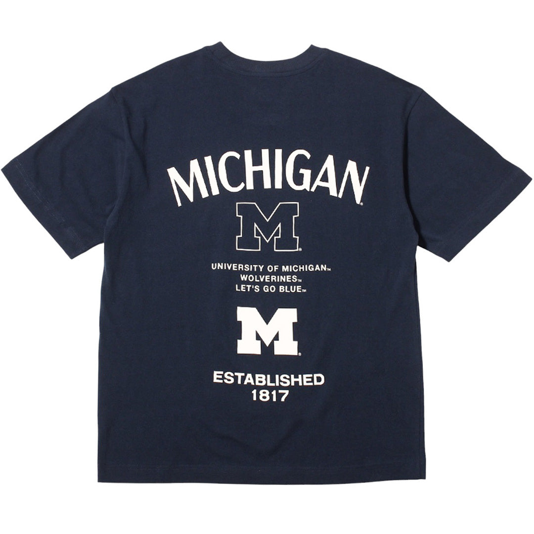 University of Michigan Wolverines Constantine Foundation T-Shirt Navy
