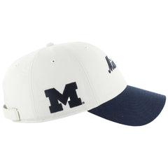 University of Michigan Wolverines Foundational Two Tone Clean Up Hat Sandstone