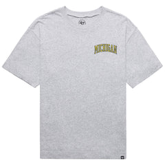 University of Michigan Wolverines History Lock Foundation T-Shirt Quartz Grey